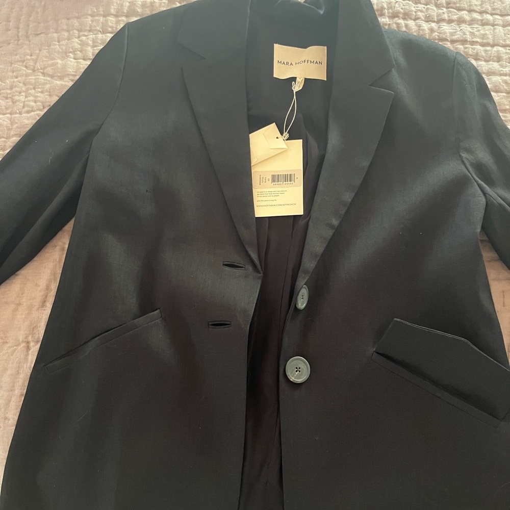 Mara Hoffman Classic Black Trousers